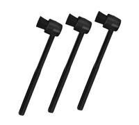 jojofuny 3pcs Record Album Cleaning Brush Turntable Stylus Cleaner Anti-static Stylus Brush Player Needle Cleaner For Record Turntable Needles Cleaning Black