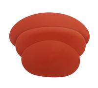 jojofuny 3Pcs Red Silicone Art Special Tools for Ceramic Clay DIY Pottery Auxiliary Handcrafted Clay Artist Supplies for Home and School Use