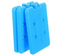 jojofuny 3pcs Reusable 200ml Cooler Ice Packs Leakproof Construction and Quick Freeze Design, for Long Trips and Office Use, Sturdy Plastic Cooler Box Ice Packs for Effective Cooling