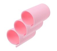 jojofuny 3pcs Rhinestone Art Canvas Roller Holder Pink Circular Painting Canvas Roll Organizer for Rhinestone Painting Projects Portable Craft Workspace Tool
