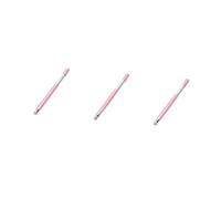 jojofuny 3pcs Rose Gold Double End Capacitive Stylus Pen for Tablets Metal Stylus Screen Pen Disc Tip Lightweight Writing Tool