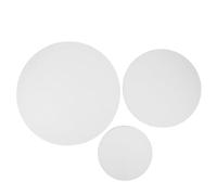 jojofuny 3pcs Round Cotton Canvas Frames Pre-Stretched Oil Painting Boards with Stretcher Kit for Artists Studio Gallery Easy Swap Triple Primed Surface