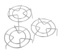 jojofuny 3Pcs Stainless Steel Steaming Racks Set for Electric Pressure Cooker, Round Cooking Stands with 3Cm, 5Cm, 7Cm Heights, Heavy Duty Trivets for Hot Pots and Canning