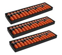 jojofuny 3pcs Student Abacus Chinese Bead Math Tool for Early Education Portable Mental Calculation Frame for School and Home Learning