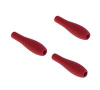 jojofuny 3pcs Stylus Silicone Grip Cover Protective Sleeve for Pencil Red Reduces Finger Joint Pressure Anti- Texture for Comfort Silicone Material