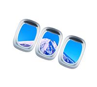 jojofuny 3pcs Three-Dimensional Landscape Window Wall Stickers Creative Porthole Snow Mountain Decor for Boy Girl Self-Adhesive Removable Wall Decals for Home Office and Store