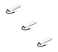 jojofuny 3pcs Type-c Usb Multi-function Hub Adapter Design for Easy Material for Performance for Daily Use and Media Access