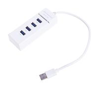 jojofuny 3pcs Usb Port Hub Portable Multi Usb Splitter Led Light Hub for Laptop