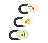 jojofuny 3pcs Webcam Privacy Cover for Laptops Colorful Fruit Design Ultra-Thin Camera Protector for Enhanced Privacy