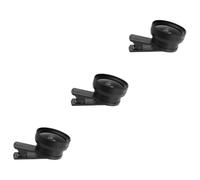jojofuny 3pcs Wide Angle Macro Lens for Smartphones Clip Camera Lens for Detailed Close-ups of Flowers Jewelry Travel Scenery Black