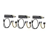 jojofuny 3sets Graphics Card Pcie Mining Graphics Card Pcie Extension for Laptop Use High Performance Computer Accessories