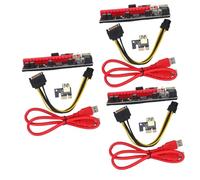 jojofuny 3sets Pcie Mining Graphic Card Gpu Computer Accessory Pcie Gpu for Laptop External Graphics Card for Computer Use at Household