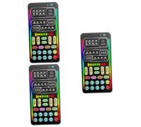 jojofuny 3sets Portable External Sound Cards Multifunctional Voice Changer for Live Streaming Computer Voice Changing Tool Audio Mixer for Playing and Streaming Scenarios