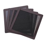 jojofuny 4 Pack Magnetic Dust Filter for Pc Fan Pvc Mesh Material Noise Reduction Heat Dissipation Easy Install for Computer Cases