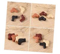 jojofuny 4 Pcs Auspicious Cloud Hand Carved Tube Beads DIY Pendant Charms for Jewelry Making Mixed Color Craft Accessories for Bracelets and Necklaces