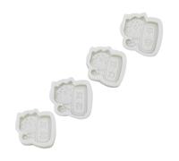 jojofuny 4 Pcs Dog Shaped Silicone Cake Mold for DIY Baking and Crystal Epoxy Crafts Non-Stick Easy to Clean Creative Shiba Inu Design for Home Kitchen Bakery Restaurant Use