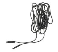 jojofuny 4 Pin Car Av Extension Cable 2.5m Black Pvc Rearview Camera Wire Sturdy Weatherproof Support Multiple Applications Easy Installation