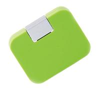 jojofuny 4-port USB 3.0 USB Hub for Laptop, Abs Housing, Lightweight Multi-functional Data Hub with Efficient Heat Dissipation for Desktop and Notebook Random Color