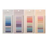 jojofuny 4 Sets Colored Sticky Tabs Page Markers Repositionable Index Tabs for Books Magazines Diaries Office Study with Pet Material Easy to Write and Remove