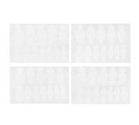 jojofuny 4 Sheets Nail Form Stickers French Nail Extension Forms Self-Adhesive Art Guides for Manicure with 12pcs Set Suitable for UV Gel and Acrylic