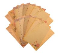 jojofuny 40 Sheets Vintage Letter Writing Papers with Elegant Floral Borders Classic Stationery for Holiday Letters and Romantic Notes Mixed Style for Expressive Correspondence