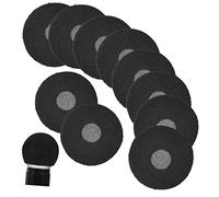 jojofuny 400pcs Microphone Cover Sponge Disposable for Handheld Mic Mic Covers Disposable Microphone Sleeve for Live Performances and Studio Recordings