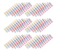 jojofuny 480pcs Teardrop-shaped Index Tabs Self-adhesive Sticky Tabs Coding Labels for Textbook Notebook Page Markers School Office Random Color