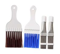 jojofuny 4pcs Air Conditioner Cleaning Brush Fin Comb Stainless Steel Ac Condenser Fin Cleaner Tool for Air Vent Edge Cleaning