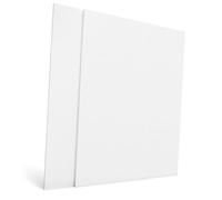 jojofuny 4pcs Artist Canvas Panels White Painting Boards for Oils Acrylics Tempera Suitable for Students Hobbyists and Professionals Non-Acidic Archival Quality
