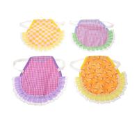 jojofuny 4pcs Chicken Saddle Feather Protector for Hens Poultry Wing Protector Backyard Coop Accessories Chicken Care Hen Apron