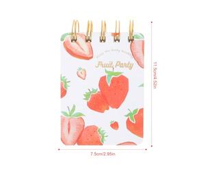 jojofuny 4pcs Coil Notepad Spiral Writing Pad 3.5x5.1inch Easy to Carry Fine Workmanship Assorted Color Paper and Metal Material for Students House and Living Rooms