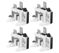 jojofuny 4pcs Compressor Protector Refrigerator Overload Relay Compressor Overload Protector for Freezers Service Kit for Household Refrigerators