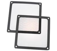 jojofuny 4pcs Computer Mesh Dust Filter for Chassis Fans Ultra-fine Black for Home Computer Cases and Electronic Devices