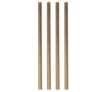 jojofuny 4pcs Copper Rivets for Knife Handles - 4mm Copper Rod Pins - Knifemaking Rivet Pins for Handle Construction Scale Fastening DIY Blade Repair Projects