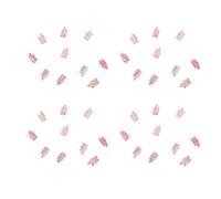 jojofuny 4pcs Crane Paper Streamers Hanging Garlands Origami Birds for Bridal Shower Garden Ceiling Hanging Garland Baby Shower Birthday Party Supplies Pink