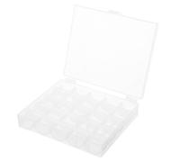 jojofuny 4pcs Embroidery Thread Storage Sewing Bobbin Holder Spool Holder Thread Spool Storage Transparent