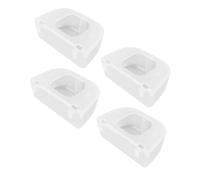 jojofuny 4pcs Hanging Bird Feeder for Parrots and Pigeons Anti-spill Water and Food Dispenser with Space-saving Design Easy to Clean Cage Feeder Tray for Multiple Bird Species