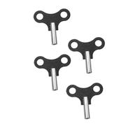 jojofuny 4pcs Iron Clock Winding Keys Household Clockwork Key Set for Wall Clocks and Wind-up Mechanisms