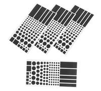 jojofuny 4pcs Led Light Dimming Stickers Blackout Covers for Electronics Routers Appliances Self-adhesive Light Blocking Strips for Home Use