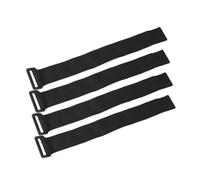 jojofuny 4pcs Nylon Hook and Loop Tape Sticky Straps Practical Elastic Fastening Bands for Organizing Cables Hoses and Outdoor Gear at Home