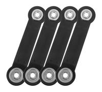 jojofuny 4Pcs Patio Glider Parts Replacement Kit, Furniture Glider Bracket with Rocker Arm Bearing for Outdoor Garden Bench, Porch Swing Chair Hardware Accessories