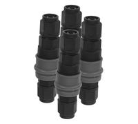 jojofuny 4pcs Quick Disconnect Connectors with Self Locking Structure Lightweight Pneumatic Couplers for Air Hose Fittings Fast Installation for Harsh Environments