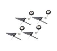 jojofuny 4pcs Rc Airplane Tail Wheel Undercarriage Gear Replacement for Model Aircraft Lightweight Rc Plane Accessory with Stable Support Fit for Small DIY Aircraft Below Class