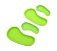 jojofuny 4pcs Reptile Water Feeding Bowls Set, Sturdy Non-toxic Plastic Lizard and Turtle Water Containers, Suitable for Geckos, Corn Snakes, and Other Crawling Pets in Terrariums