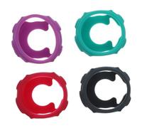 jojofuny 4pcs Silicone Watch Protector Case Compatible with Garmin Forerunner 235 735xt, Full Body Protective Shell Set in Wine Red, Purple, Teal, and Rock Blue for Sports and Outdoor Use