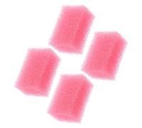 jojofuny 4pcs Special Effects Stipple Sponge Makeup Tools Pink Sponge for Form Cuts Covering Eyebrows Haunted House Stage Performance