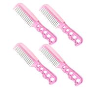 jojofuny 4pcs Steel Wig Wire Brush Comb Set for Wig Maintenance with Fine Teeth and Sturdy Handle Easy to Maneuver Hairdressing Combs at Home