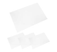 jojofuny 4pcs Sublimation Metal Boards 200x300mm Pearl White 0.4mm Aluminum Sublimation Blanks Heat Transfer Plaques for Crafting and Advertising Signs