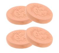 jojofuny 4pcs Terracotta Bread Warmer Stones Round Shape Sourdough Warmer for Party Table and Multipurpose Use