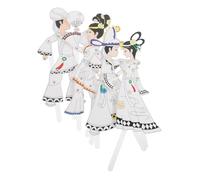 jojofuny 4pcs Traditional Chinese Handmade Shadow Puppets for Enhance Creativity Cultural Education Family Interaction